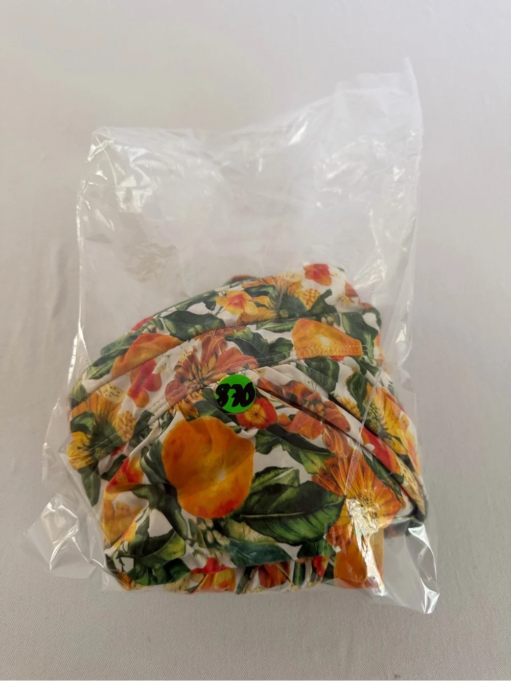 Niptuck Swim Size 4 Novelty Citrus Floral Ruched One Piece Joanne Swimsuit